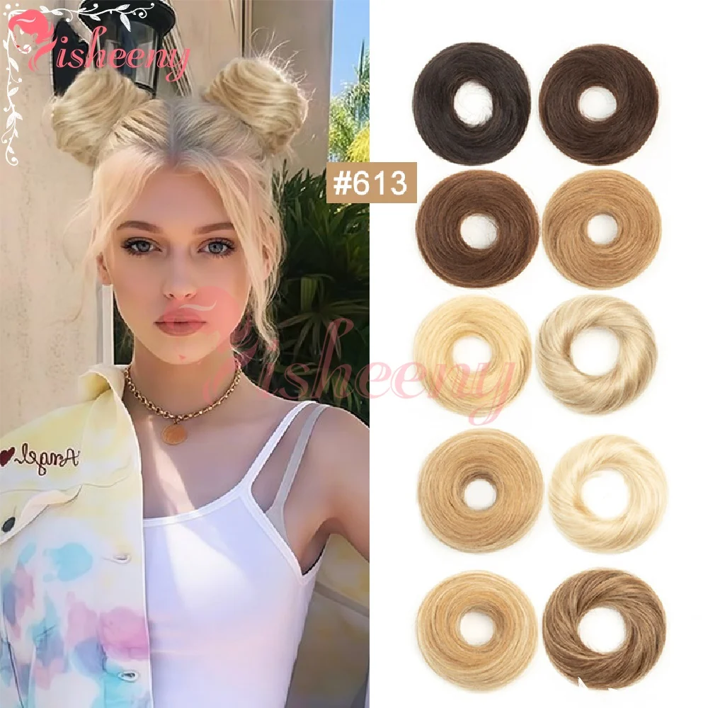 Isheeny Messy Hair Buns, 4inch 15g Human Hair Scrunchies, Multi Color Real Hair Bun Extensions, Lazy Updo Hair Accessories
Isheeny Messy Hair Buns, 4inch 15g Human Hair Scrunchies, Multi Color Real Hair Bun Extensions, Lazy Updo Hair Accessories