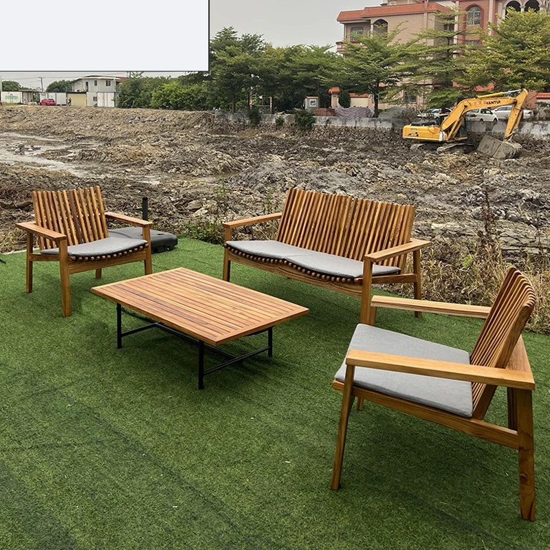 Двор Сад B & B Вилла Креативный отдых Комбинация стола и стула из массива дерева Открытый водонепроницаемый солнцезащитный крем из тикового дерева Стул Cof
Двор Сад B & B Вилла Креативный отдых Комбинация стола и стула из массива дерева Открытый водонепроницаемый солнцезащитный крем из тикового дерева Стул Cof