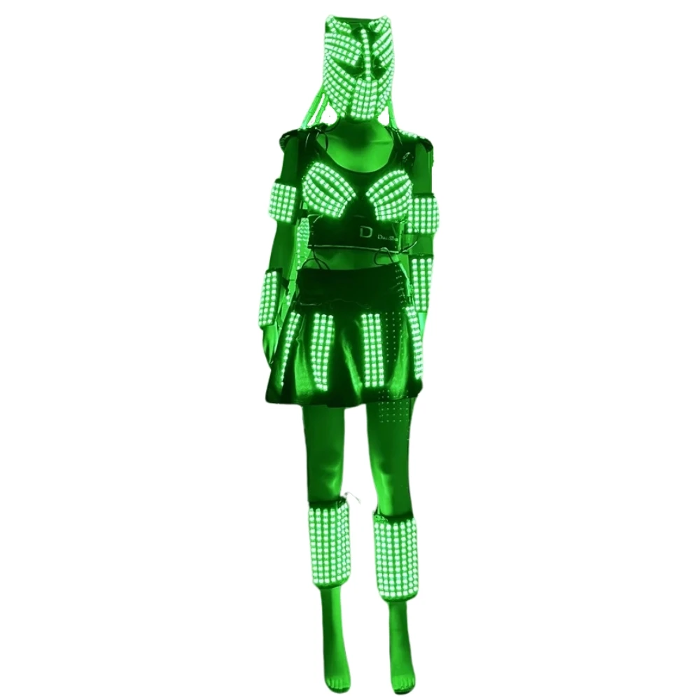Woman Led Costume Ladies Light Up Dance Dress Female Jacket Christmas Performance Party Nightclub Entertainment
Woman Led Costume Ladies Light Up Dance Dress Female Jacket Christmas Performance Party Nightclub Entertainment