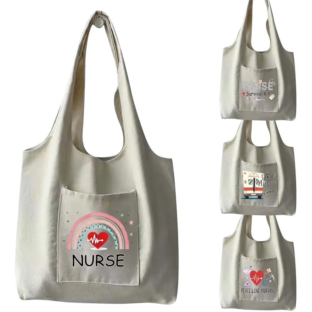 Tote Bag Ladies Travel Shopping Bag Portable Messenger One-shoulder Canvas Vest Bag Simple Print Side Pockets Women Bags 
Tote Bag Ladies Travel Shopping Bag Portable Messenger One-shoulder Canvas Vest Bag Simple Print Side Pockets Women Bags