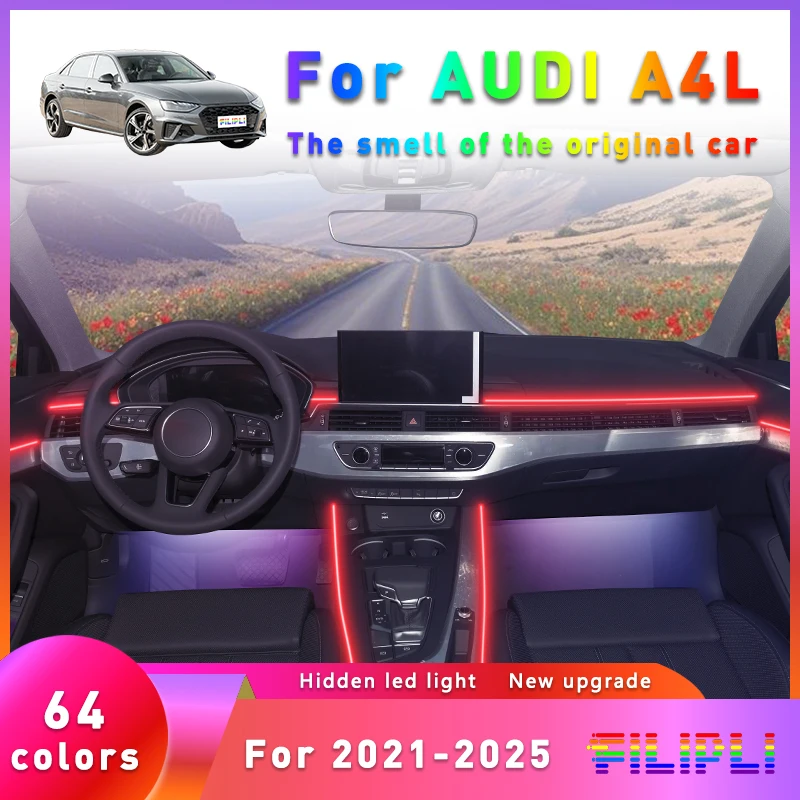 FILIPLI For The Audi A4L For 2017 Sound Activated Multi RGB Colour Lights Music Sync Dynamic Atmosphere Light With App Control
FILIPLI For The Audi A4L For 2017 Sound Activated Multi RGB Colour Lights Music Sync Dynamic Atmosphere Light With App Control
