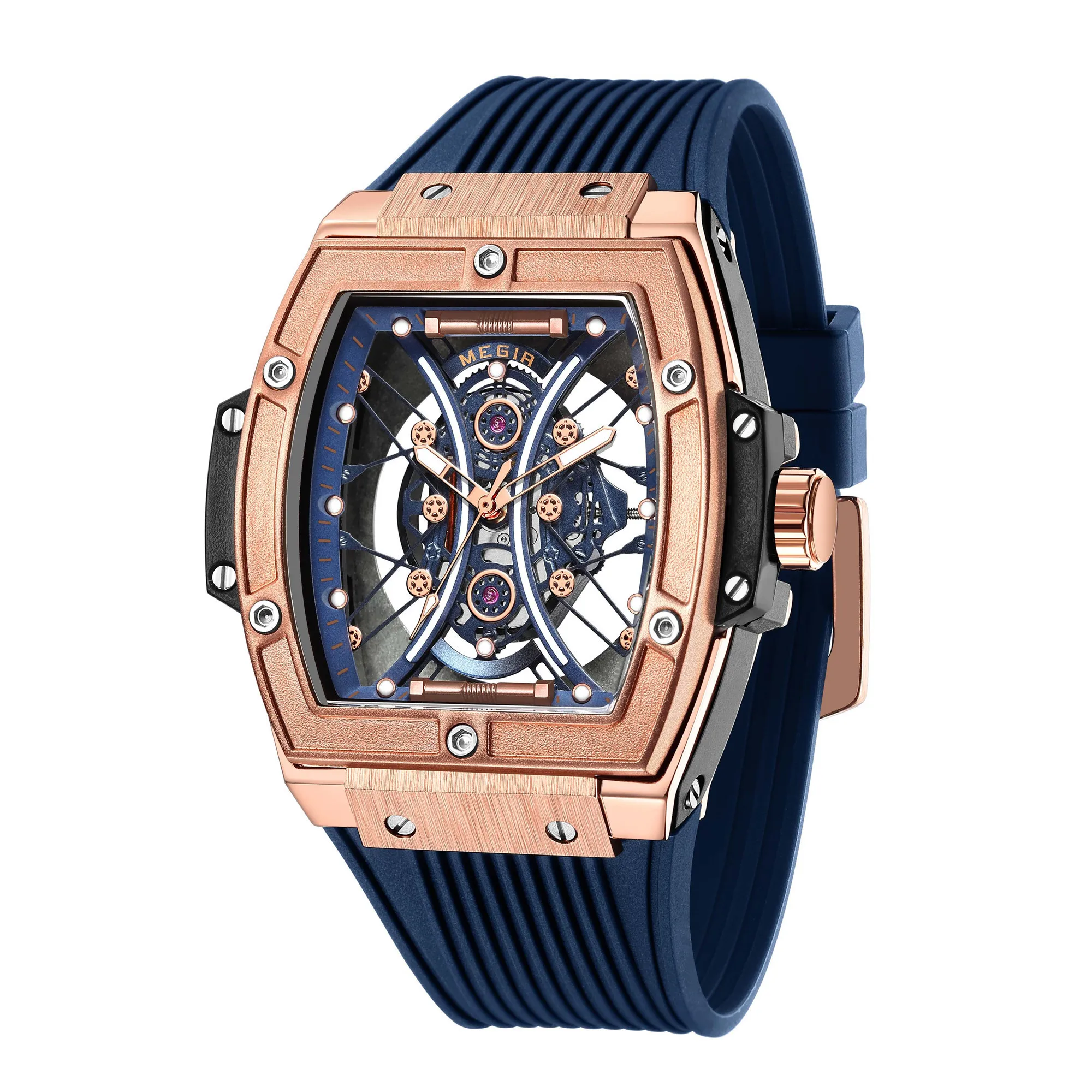 MEGIR Top Brand Men's Watches Luxury Square Quartz Wristwatch Waterproof Luminous Chronograph Watch for Men Date Clock
MEGIR Top Brand Men's Watches Luxury Square Quartz Wristwatch Waterproof Luminous Chronograph Watch for Men Date Clock