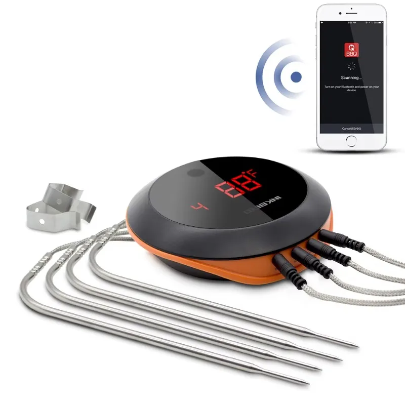 IBT-4XR Wireless Digital BBQ Meat Thermometer Cooking
IBT-4XR Wireless Digital BBQ Meat Thermometer Cooking