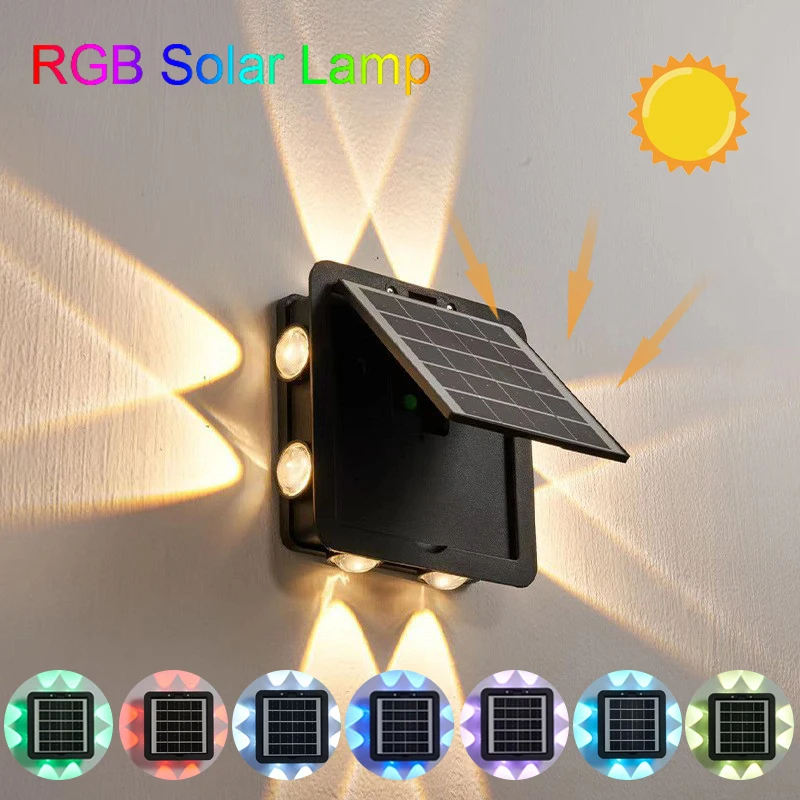 4 Sided Luminous Solar Lights Outdoor Waterproof Floodlight Porch Yard Garden Courtyard Landscape Lighting Atmosphere Wall Lamp
4 Sided Luminous Solar Lights Outdoor Waterproof Floodlight Porch Yard Garden Courtyard Landscape Lighting Atmosphere Wall Lamp