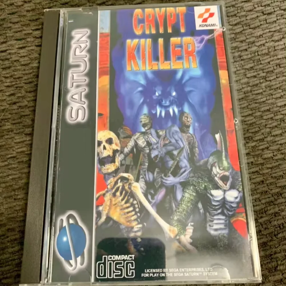 Saturn Copy Disc Game Crypt Killer With Manual Unlock SS Console Game Optical Drive Retro Video Direct Reading Game
Saturn Copy Disc Game Crypt Killer With Manual Unlock SS Console Game Optical Drive Retro Video Direct Reading Game