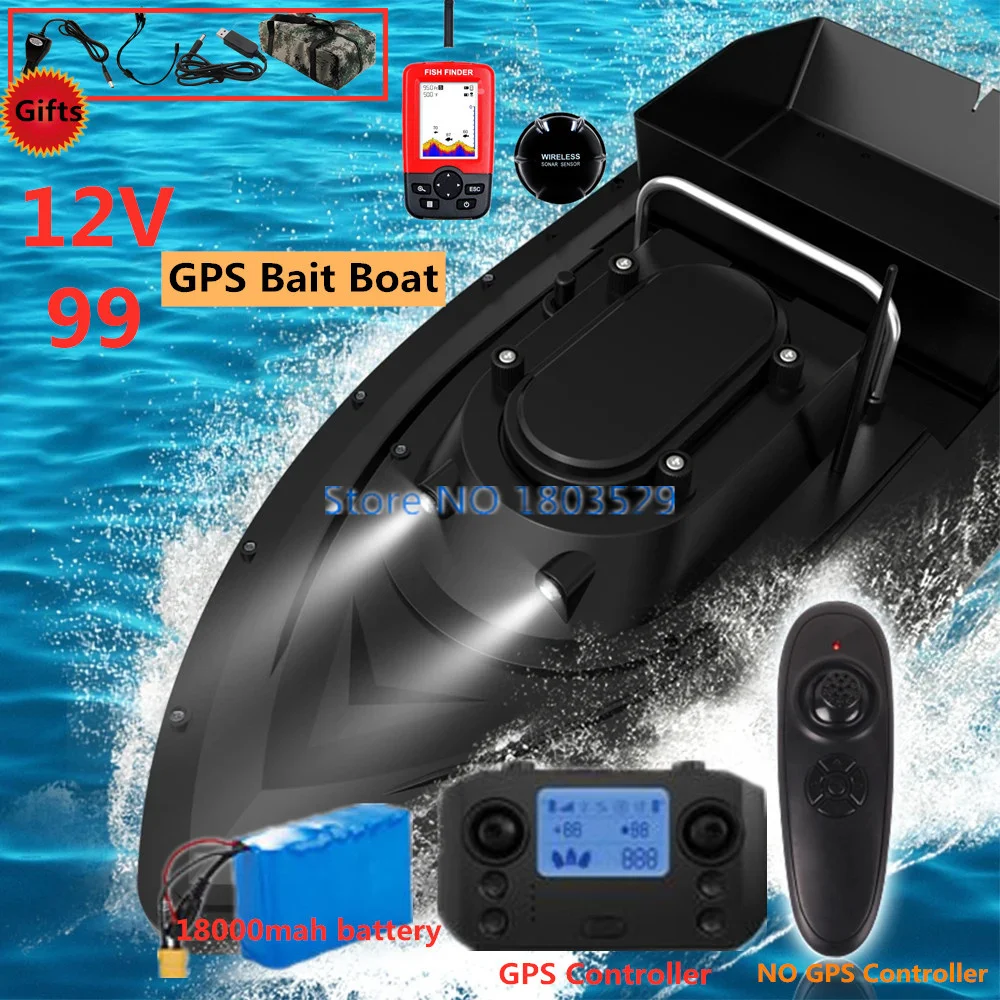 Professional 99 Point GPS Position 12V High Power RC Bait Boat Fishing Feeder Boat Ship With 18000MAH Battery Fishing Bait Boat
Professional 99 Point GPS Position 12V High Power RC Bait Boat Fishing Feeder Boat Ship With 18000MAH Battery Fishing Bait Boat