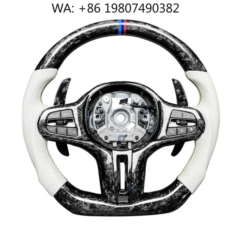 Factory Spec Forged Carbon Fiber Steering Wheel, Custom Leather Sport Upgrade Parts Fit New Generation Compact Luxury Sedan Auto
Factory Spec Forged Carbon Fiber Steering Wheel, Custom Leather Sport Upgrade Parts Fit New Generation Compact Luxury Sedan Auto