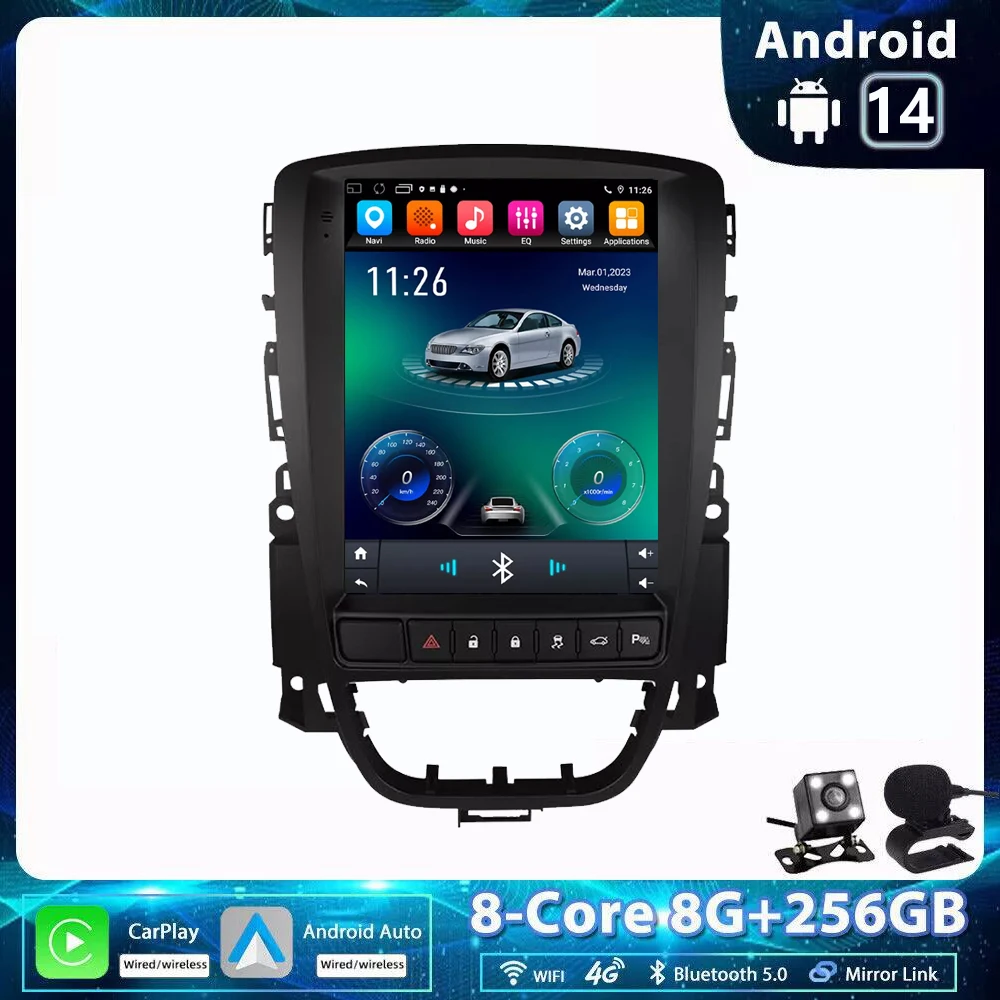 9,7-дюймовый автомобильный радиоприемник Carplay Android 14 для Opel Astra J Verano 2007-2014 Мультимедийный плеер 2 din GPS-навигация Авто Стерео DVD
9,7-дюймовый автомобильный радиоприемник Carplay Android 14 для Opel Astra J Verano 2007-2014 Мультимедийный плеер 2 din GPS-навигация Авто Стерео DVD