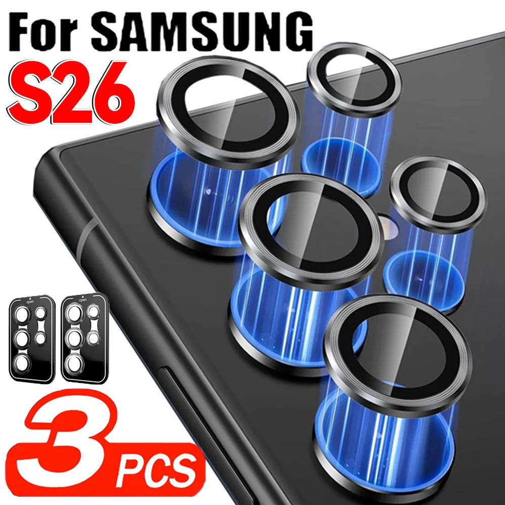 1-3 шт. Защитное стекло с металлическим кольцом для камеры Samsung Galaxy S26/S26 Ultra/S26 Plus, легко устанавливаемая пленка для объектива с позиционированием
1-3 шт. Защитное стекло с металлическим кольцом для камеры Samsung Galaxy S26/S26 Ultra/S26 Plus, легко устанавливаемая пленка для объектива с позиционированием