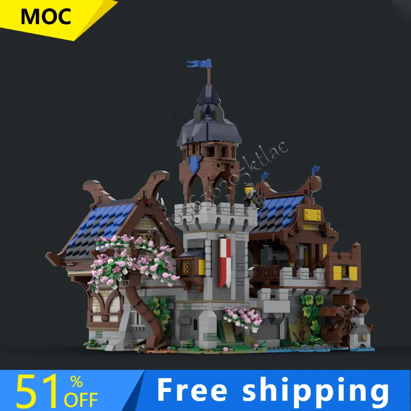 Лидер продаж, 3876 шт., MOC, средневековый роскошный замок, здание, модульная модель, архитектура, строительный блок, сделай сам, образовательная сборка, детские игрушки, подарки
Лидер продаж, 3876 шт., MOC, средневековый роскошный замок, здание, модульная модель, архитектура, строительный блок, сделай сам, образовательная сборка, детские игрушки, подарки