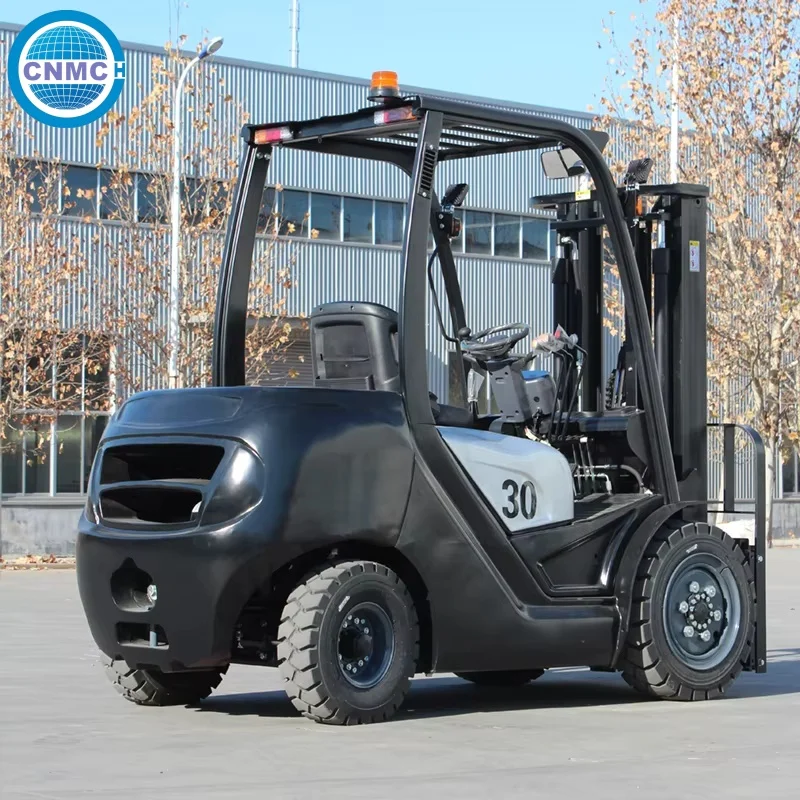 CNMC Fuel forklift 3 Ton Diesel Fuel forklift Pallet Forklift Customized Factory Workshop CE Certified Freight Unloading
CNMC Fuel forklift 3 Ton Diesel Fuel forklift Pallet Forklift Customized Factory Workshop CE Certified Freight Unloading