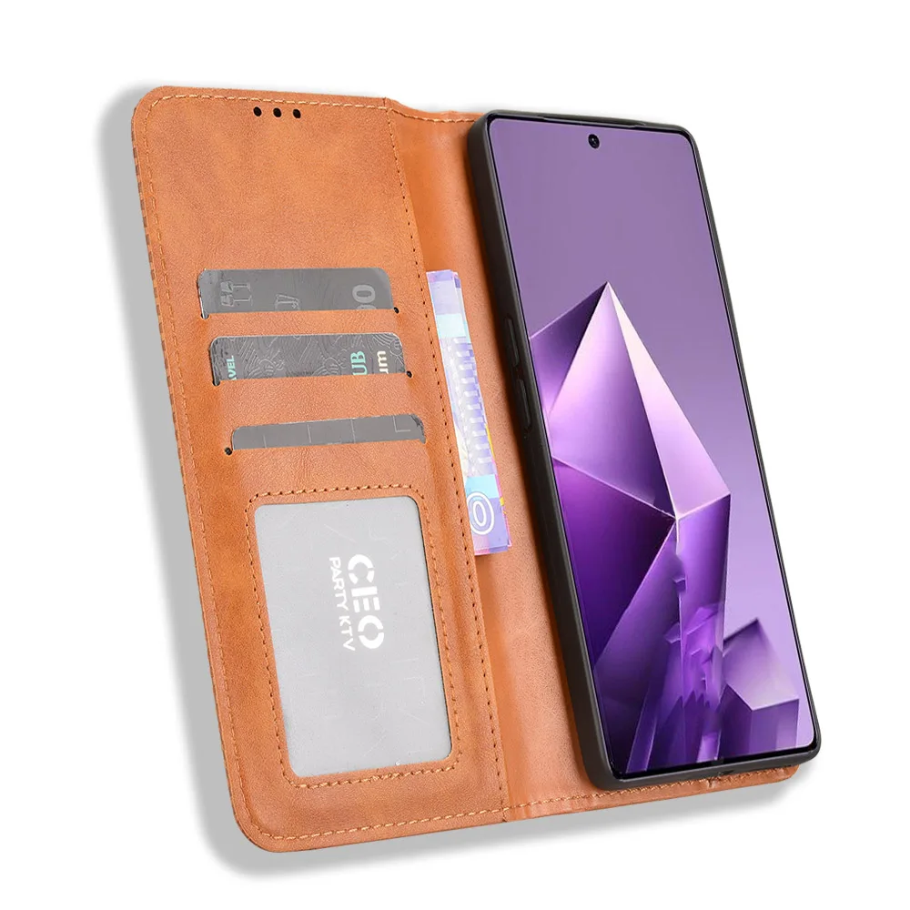 Wallet With Card Slot Photo Frame Stand Magnetic Flip Leather Case For Infinix Note 50 50X 40 40X 30 i Pro Plus Anti-fall Cover
Wallet With Card Slot Photo Frame Stand Magnetic Flip Leather Case For Infinix Note 50 50X 40 40X 30 i Pro Plus Anti-fall Cover