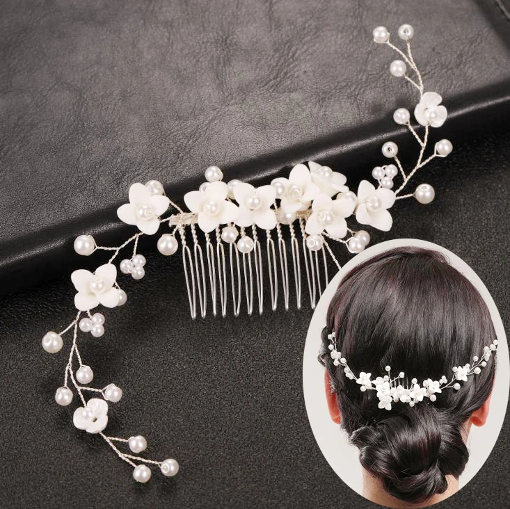 Свадебная невеста с белым цветком, расческа для волос, головные уборы, украшения для головного убора, жемчужные свадебные заколки для волос, повязки на голову, аксессуары, ювелирные изделия
Свадебная невеста с белым цветком, расческа для волос, головные уборы, украшения для головного убора, жемчужные свадебные заколки для волос, повязки на голову, аксессуары, ювелирные изделия