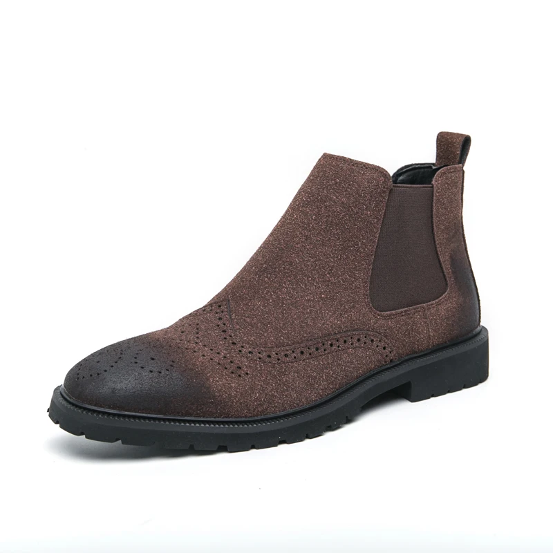 New men's block shoes for motorcycles, casual leather shoes, trendy and versatile British style business men's shoes
New men's block shoes for motorcycles, casual leather shoes, trendy and versatile British style business men's shoes