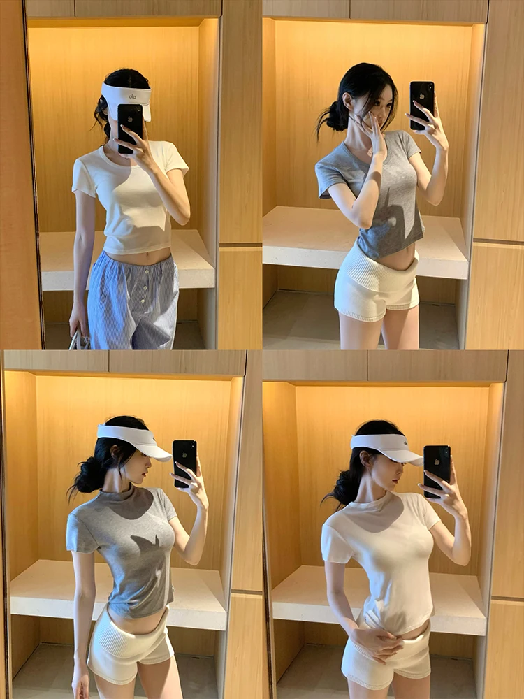 Gyo Women's Regular Fit ort Sve T-irt Wool Lyocell Blend Summer Casual Print High Waist Ladies Faion
Gyo Women's Regular Fit ort Sve T-irt Wool Lyocell Blend Summer Casual Print High Waist Ladies Faion