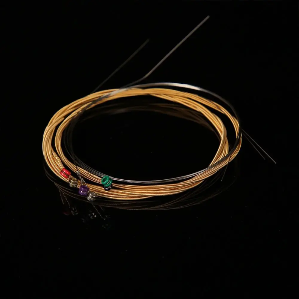 1 Set 6 Strings Acoustic Guitar Strings Good Sound Full Smooth Folk Guitar Strings Brass Nylon Durable Electric Guitar Strings
1 Set 6 Strings Acoustic Guitar Strings Good Sound Full Smooth Folk Guitar Strings Brass Nylon Durable Electric Guitar Strings