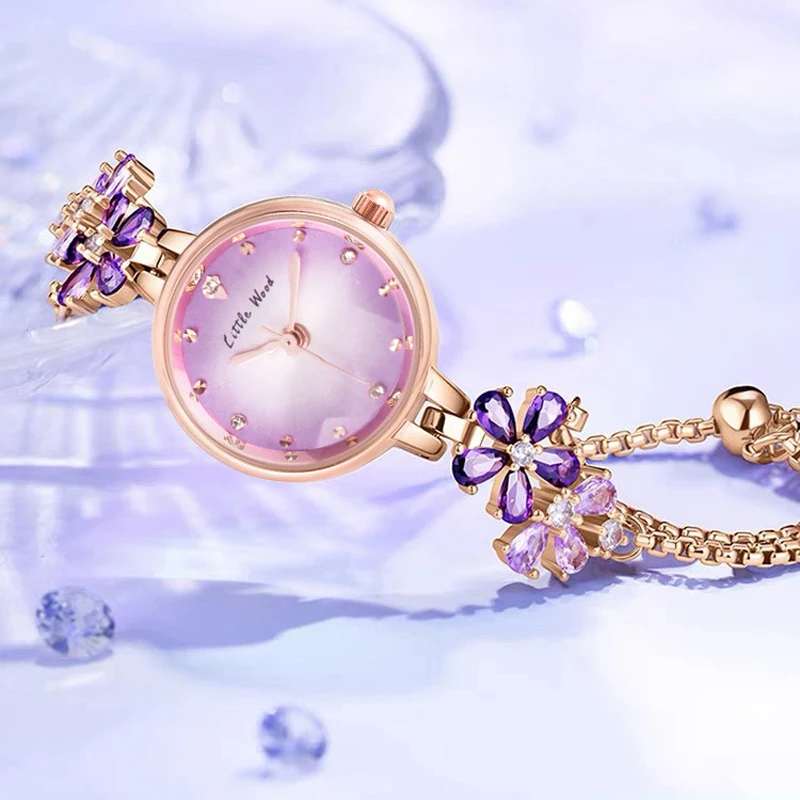 UTHAI L94 Women's Watch Luxury Violet Watch Waterproof High Sense Female Fashion Quartz Bracelet Watches Jewelry Accessories
UTHAI L94 Women's Watch Luxury Violet Watch Waterproof High Sense Female Fashion Quartz Bracelet Watches Jewelry Accessories