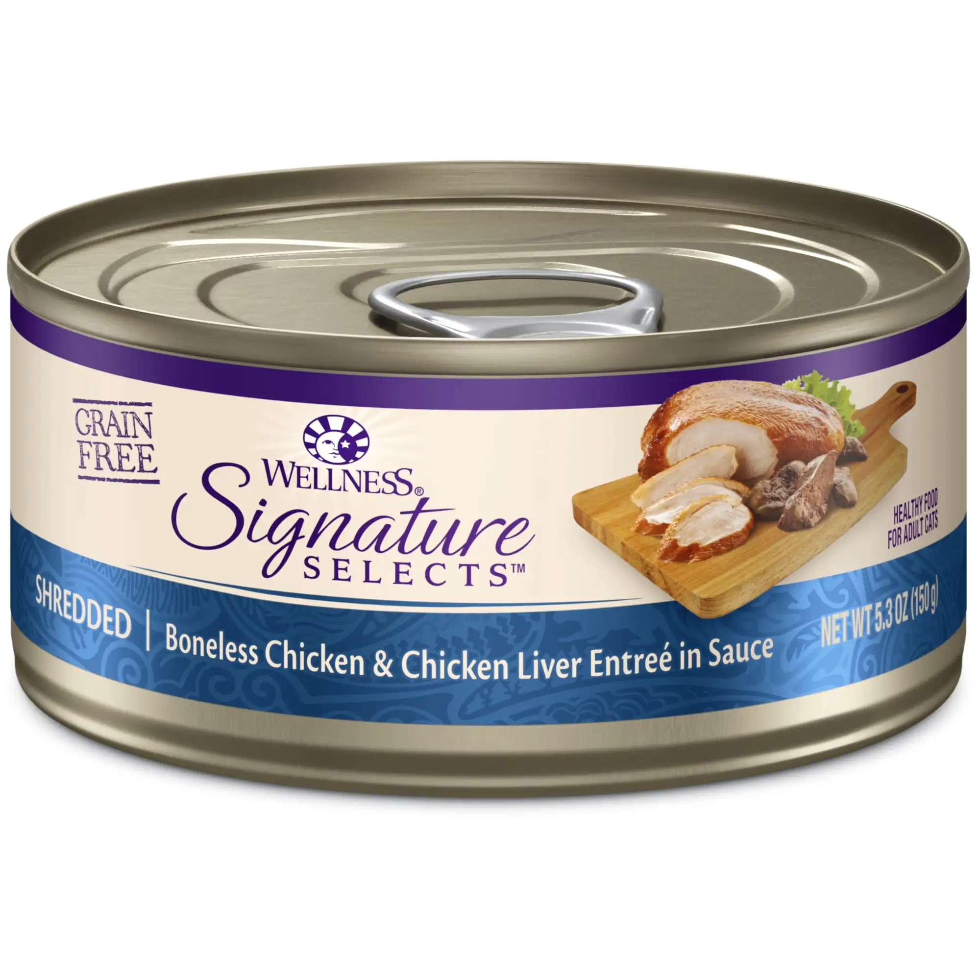 CORE Signature Selects Shredded Adult Canned Wet Cat Food, Natural, Protein Rich, Grain Free, Chicken Entrée Recipe, 5.3 oz, Pac
CORE Signature Selects Shredded Adult Canned Wet Cat Food, Natural, Protein Rich, Grain Free, Chicken Entrée Recipe, 5.3 oz, Pac