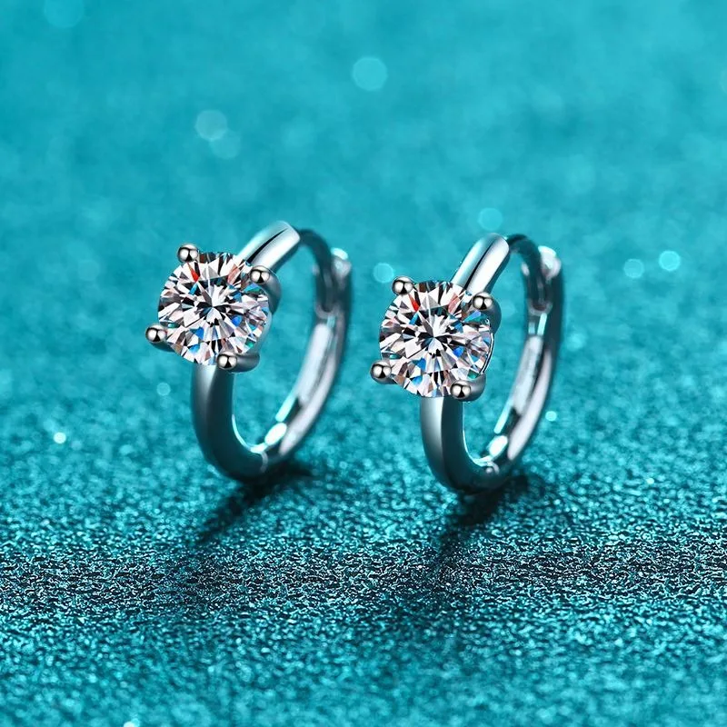 Серьги-петли с муассанитом цвета D, 1 карат, 2 карата, роскошные серьги из стерлингового серебра 925 пробы для женщин, ювелирные изделия
Серьги-петли с муассанитом цвета D, 1 карат, 2 карата, роскошные серьги из стерлингового серебра 925 пробы для женщин, ювелирные изделия
