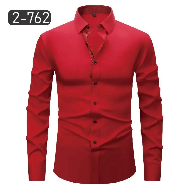 Осенне-зимняя новая рубашка на пуговицах с длинными рукавами, мужская одежда, деловая модная мужская тонкая рубашка с цветными блоками
Осенне-зимняя новая рубашка на пуговицах с длинными рукавами, мужская одежда, деловая модная мужская тонкая рубашка с цветными блоками