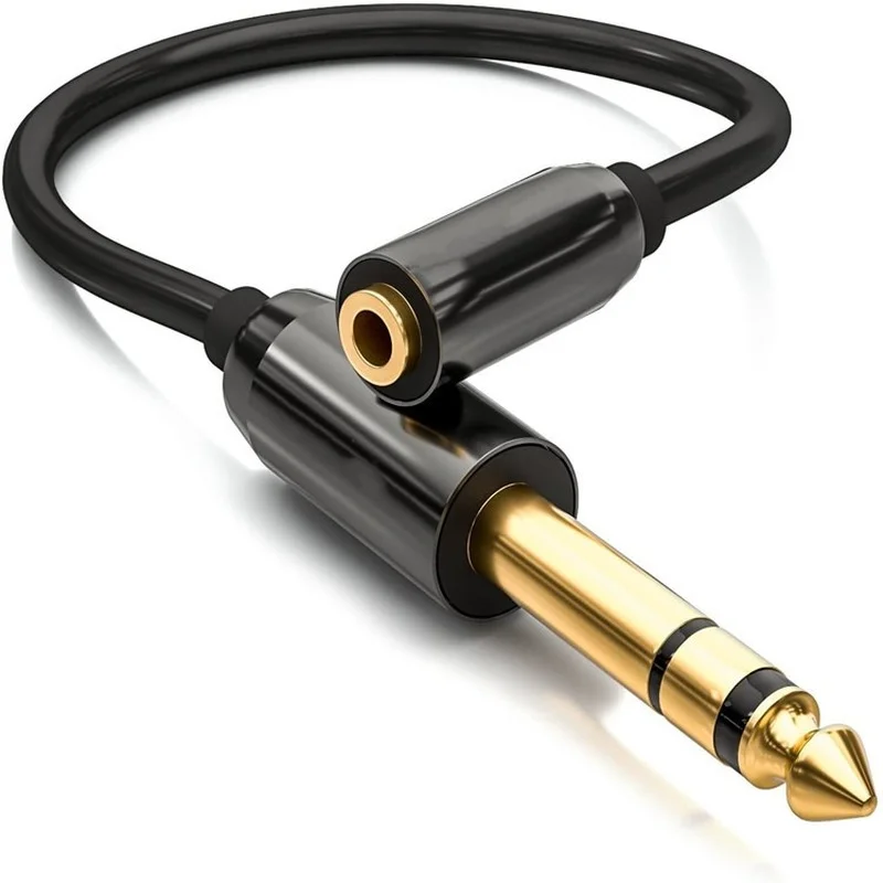 High-quality Audio Cable Computer Amplifier Audio Gold-plated 3.5 Female To 6.5mm Cable Tuning Audio Transfer Wiring
High-quality Audio Cable Computer Amplifier Audio Gold-plated 3.5 Female To 6.5mm Cable Tuning Audio Transfer Wiring