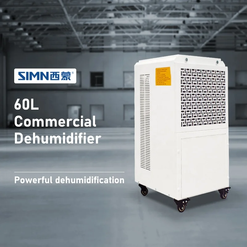 Commercial Dehumidifier Industrial Dehumidifier 60L/D Portable With Drain Hose for Basements/Large Room
Commercial Dehumidifier Industrial Dehumidifier 60L/D Portable With Drain Hose for Basements/Large Room