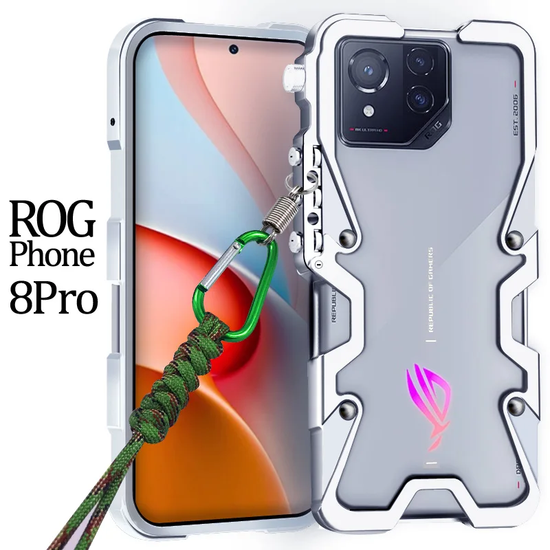 Luxury aluminum alloy hollow heat dissipation Phone Case For Asus ROG Phone 8 8 Pro 6.78" AI2401 AI2401_A Shockproof Back Cover
Luxury aluminum alloy hollow heat dissipation Phone Case For Asus ROG Phone 8 8 Pro 6.78" AI2401 AI2401_A Shockproof Back Cover