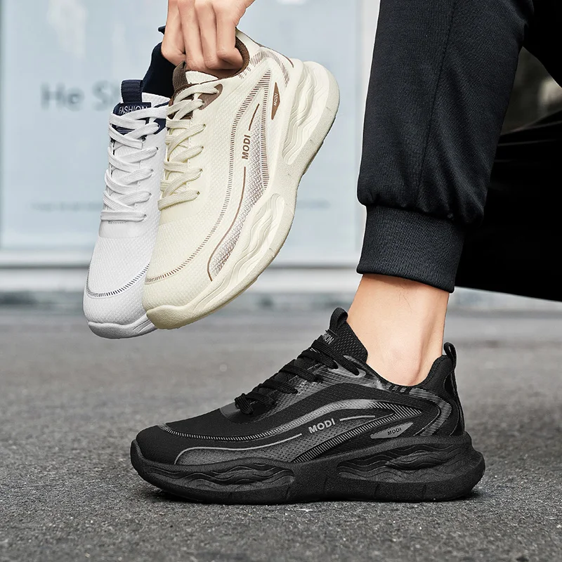 Men'S Lightweight Soft Soled Casual Shoes Summer New Comfortable And Breathable Sports Shoes Outdoor Lace Up Running Shoes
Men'S Lightweight Soft Soled Casual Shoes Summer New Comfortable And Breathable Sports Shoes Outdoor Lace Up Running Shoes