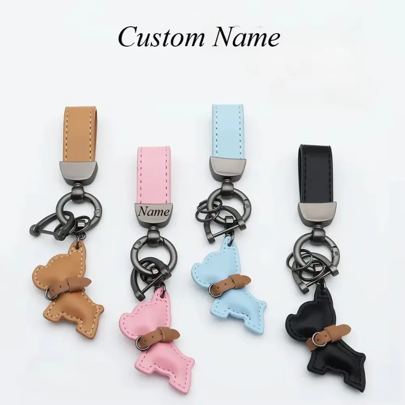 2025 Fashion Car Bulldog Keychain PU Leather Cute Dog Key Chain for Women Bag Pendant Jewelry Trinket Key Ring Key Holder Gift
2025 Fashion Car Bulldog Keychain PU Leather Cute Dog Key Chain for Women Bag Pendant Jewelry Trinket Key Ring Key Holder Gift