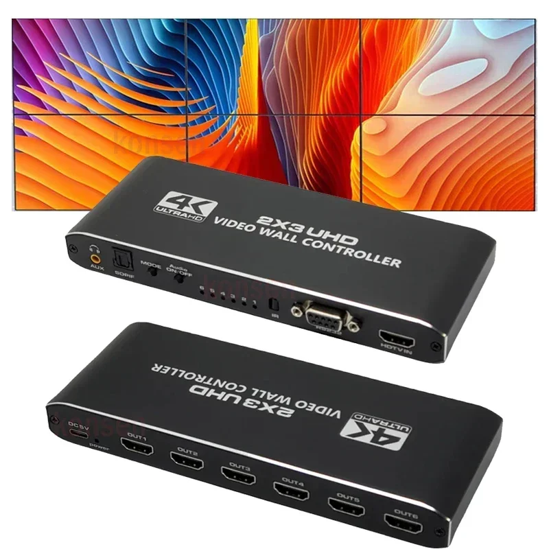 2x3 HDMI видеоконтроллер настенный 1080P HDMI видеоэкран процессор 2x3 1x2 1x4 1x3 2x1 3x1 4x1 6 экранный прибор для сшивания стен
2x3 HDMI видеоконтроллер настенный 1080P HDMI видеоэкран процессор 2x3 1x2 1x4 1x3 2x1 3x1 4x1 6 экранный прибор для сшивания стен