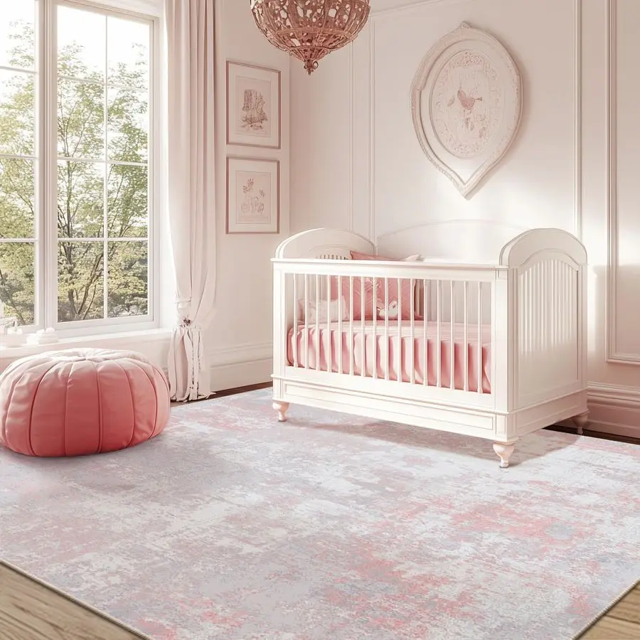 Area Rugs 5x7 NonSlip Modern Abstract Soft for Living Room Entryway Bedroom Nursery, Print Pattern, Grey Pink
Area Rugs 5x7 NonSlip Modern Abstract Soft for Living Room Entryway Bedroom Nursery, Print Pattern, Grey Pink