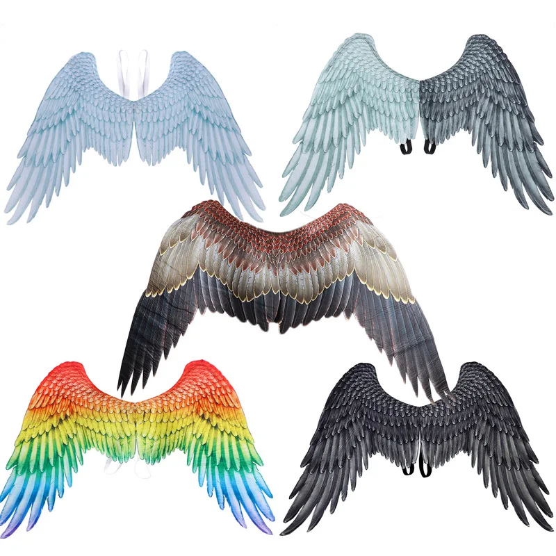 Mardi Gras Carnival Cosplay Big Multicolor Angel Wings Halloween Theme Party 3D Adult Neutral Black Devil Wings Carton Packaging
Mardi Gras Carnival Cosplay Big Multicolor Angel Wings Halloween Theme Party 3D Adult Neutral Black Devil Wings Carton Packaging