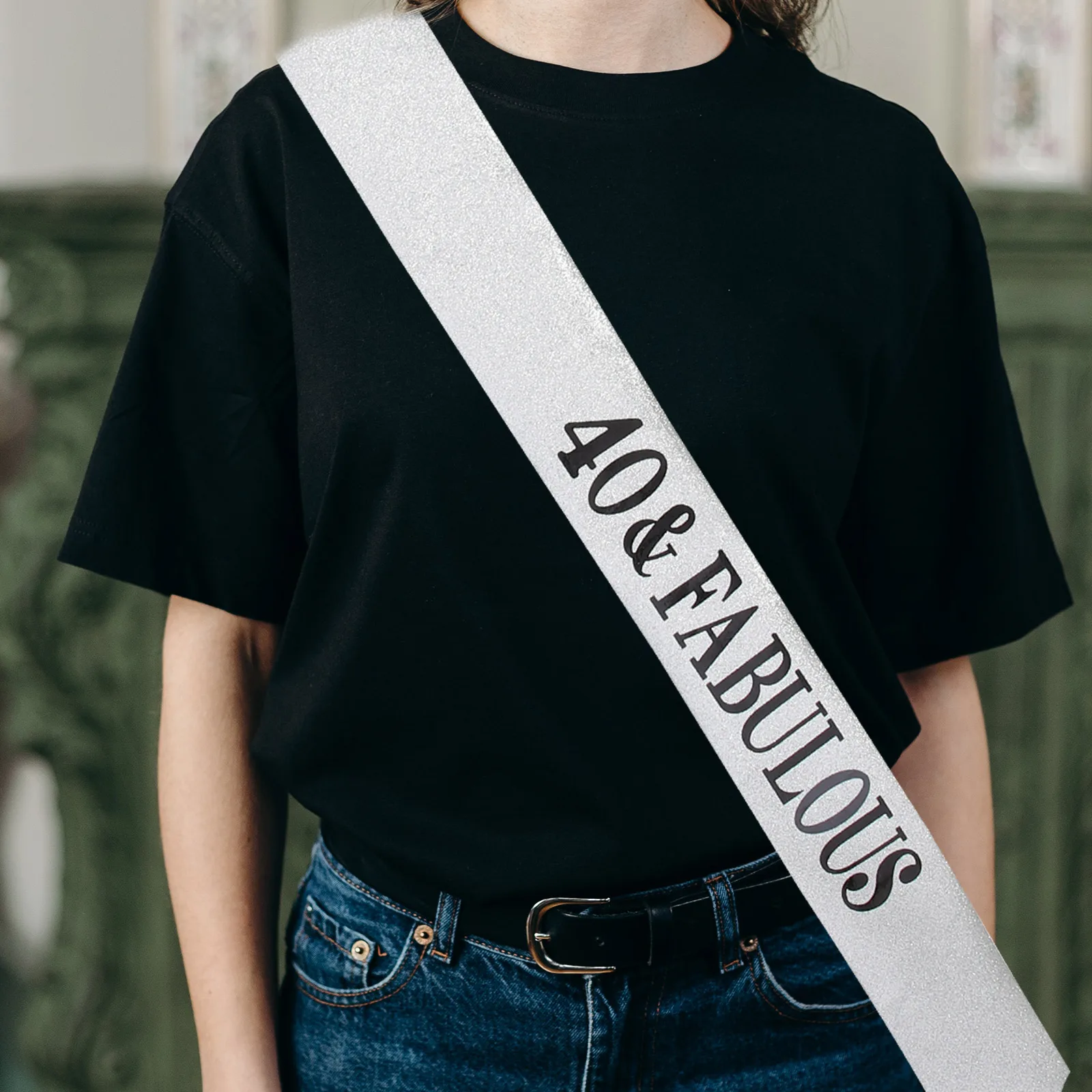 Sparkling Birthday 40 Female Birthday Gift One Party Shoulder Strap Size Women Belt Gifts Festive Cloth Comfort
Sparkling Birthday 40 Female Birthday Gift One Party Shoulder Strap Size Women Belt Gifts Festive Cloth Comfort