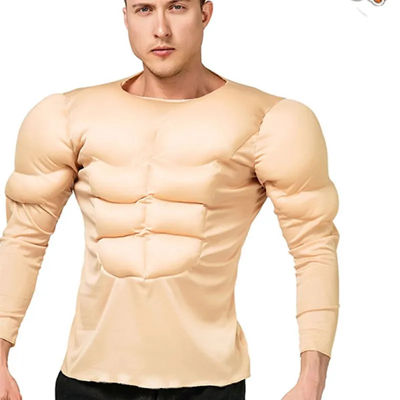 Adult Muscle T-Shirt Fake Abdomen Halloween Role-playing Cross-border Party Costume Men's Fashion Summer 2012 Stage Costume
Adult Muscle T-Shirt Fake Abdomen Halloween Role-playing Cross-border Party Costume Men's Fashion Summer 2012 Stage Costume