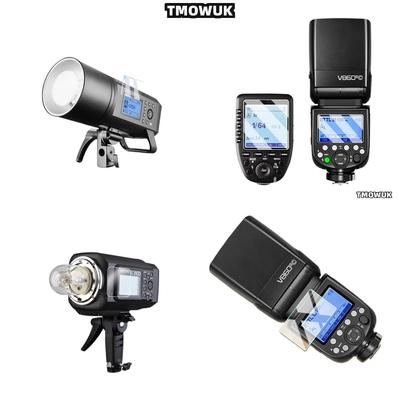 For Godox X3 V100 V1 Pro AD600BM V860 III V850 III TT685 II V480 - UV - Resistant Tempered Glass Flash Light Screen Protector
For Godox X3 V100 V1 Pro AD600BM V860 III V850 III TT685 II V480 - UV - Resistant Tempered Glass Flash Light Screen Protector