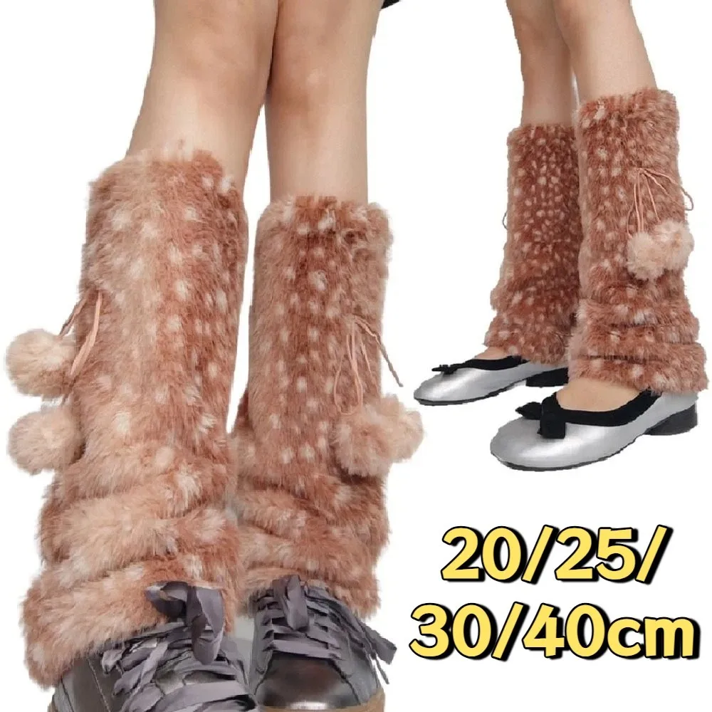 Fashion Y2K Faux Fur Leg Warmers Fur Ball Fawn Dot Mid-calf Socks Lolita JK Soft Lolita Boots Cover Performance Costume
Fashion Y2K Faux Fur Leg Warmers Fur Ball Fawn Dot Mid-calf Socks Lolita JK Soft Lolita Boots Cover Performance Costume