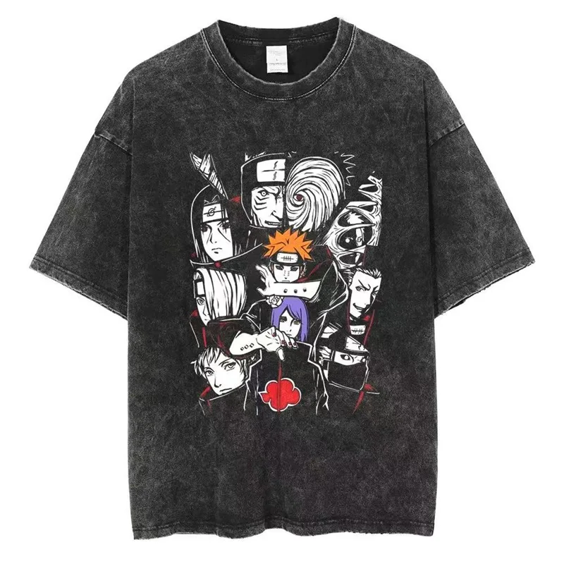 2026 Distressed Wash T Shirt Naruto Men and Women Acid Wash Anime Graphic Printed Loose Cotton Streetwear Vintage
2026 Distressed Wash T Shirt Naruto Men and Women Acid Wash Anime Graphic Printed Loose Cotton Streetwear Vintage