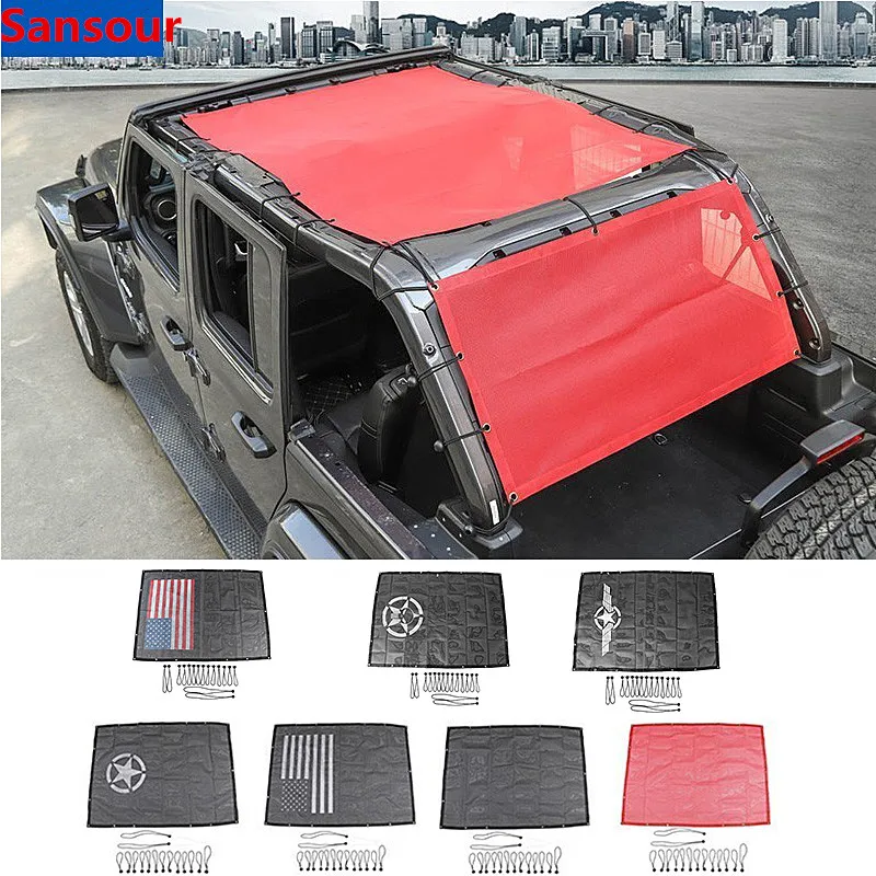 Автомобильный солнцезащитный козырек Sansour для Jeep Wrangler JL, автомобильная крыша, защита от УФ-лучей, фотоаксессуары для Jeep Wrangler 2018 +
Автомобильный солнцезащитный козырек Sansour для Jeep Wrangler JL, автомобильная крыша, защита от УФ-лучей, фотоаксессуары для Jeep Wrangler 2018 +