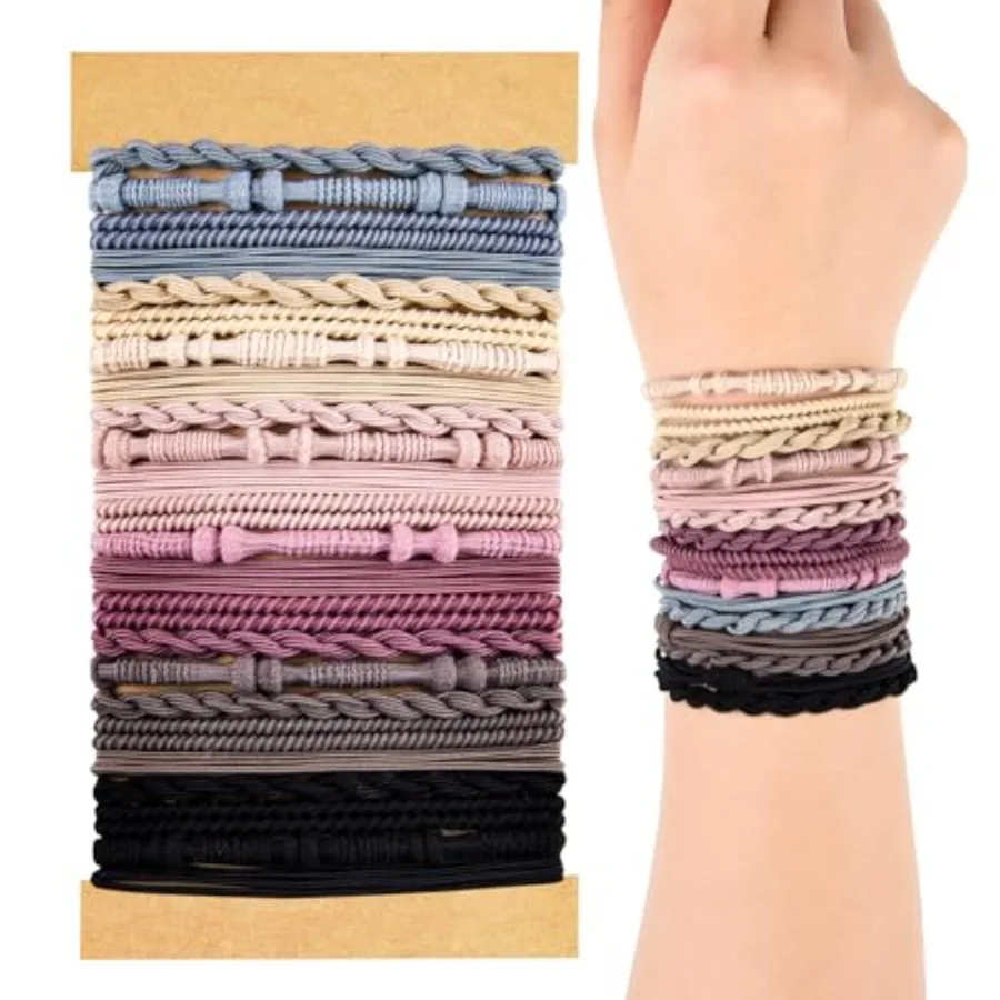 Limited-time offer 24Pcs Boho Hair Ties, Bracelet Hair Bands for Women Girls - No Damage Thick, Thin, Long, Curly Hair Accessor
Limited-time offer 24Pcs Boho Hair Ties, Bracelet Hair Bands for Women Girls - No Damage Thick, Thin, Long, Curly Hair Accessor