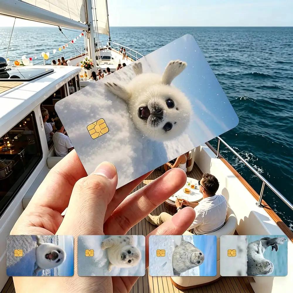 Cute and Funny Seals Credit Card HD Stickers Game Card Decal Small Chip Waterproof Sticker Gift
Cute and Funny Seals Credit Card HD Stickers Game Card Decal Small Chip Waterproof Sticker Gift