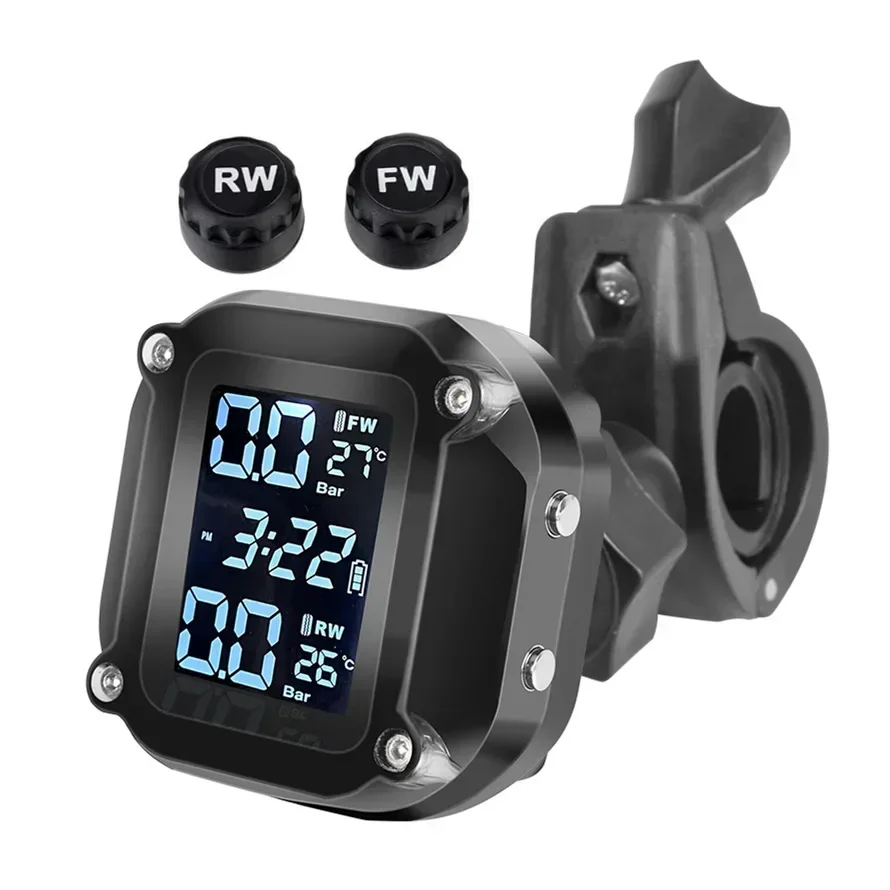 Motorcycle Tire Pressure Sensors TMPS External Wireless 2 Wheel Tyre Monitoring System for Motorbike Scooter ATV
Motorcycle Tire Pressure Sensors TMPS External Wireless 2 Wheel Tyre Monitoring System for Motorbike Scooter ATV