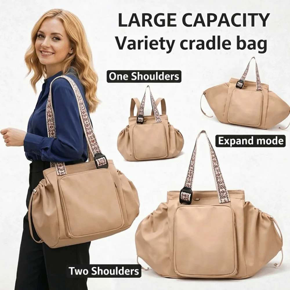 Multifunctional Travel Storage Bag Cradle Design Lightweight Women's Backpack Waterproof Large Capacity Tote Bag
Multifunctional Travel Storage Bag Cradle Design Lightweight Women's Backpack Waterproof Large Capacity Tote Bag