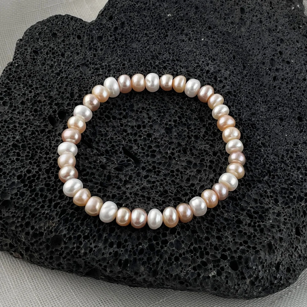 Natural Freshwater Pearl Bracelets for Women Girl Mixed Colorful Small Button Coin Baroque Pearl Strand Bracelet Jewelry
Natural Freshwater Pearl Bracelets for Women Girl Mixed Colorful Small Button Coin Baroque Pearl Strand Bracelet Jewelry