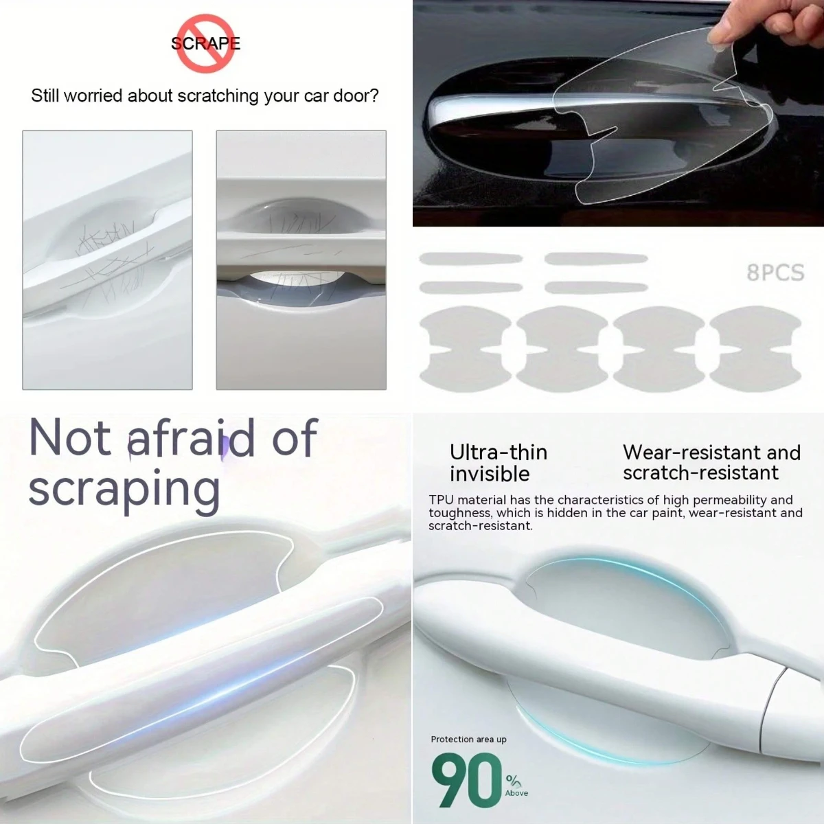 Car Door Bowl Handle Invisible Protective Sticker Auto For BMW X 1 3 4 5 6 7 Series Ix E G 20 28 30 60 11 12 70 01 08 F 30 35 10
Car Door Bowl Handle Invisible Protective Sticker Auto For BMW X 1 3 4 5 6 7 Series Ix E G 20 28 30 60 11 12 70 01 08 F 30 35 10