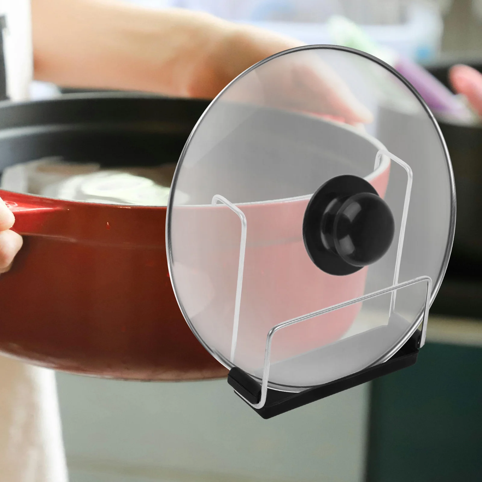 Pot Lid Rack Slow Cooker Hanger Cooking Organizer Stainless Steel Holder Storage Pan Lid Storage Rack Kitchen Tool
Pot Lid Rack Slow Cooker Hanger Cooking Organizer Stainless Steel Holder Storage Pan Lid Storage Rack Kitchen Tool