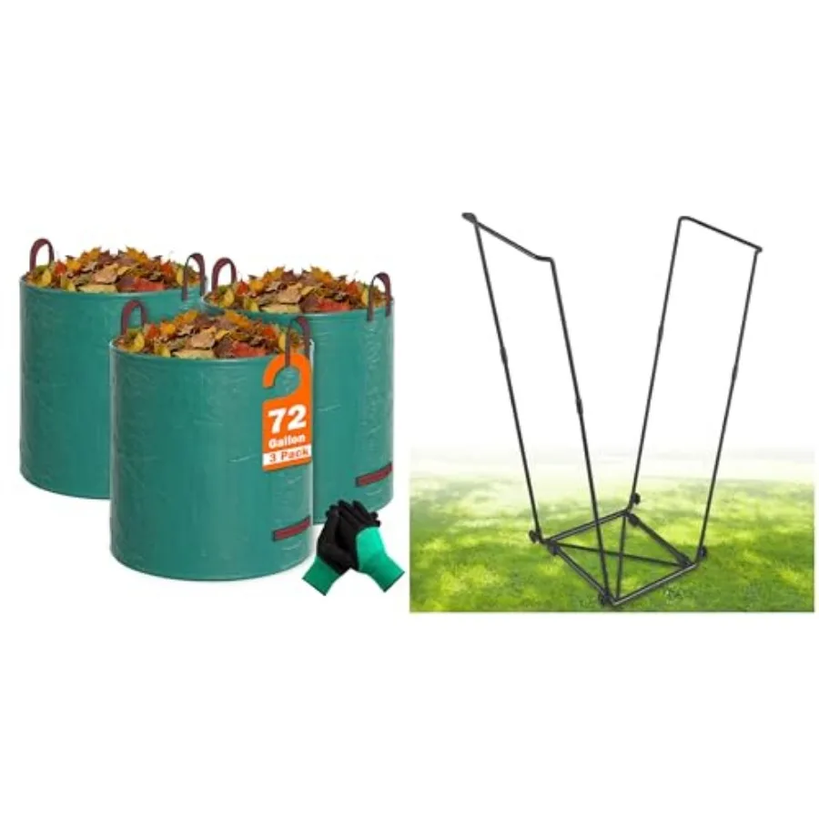 Trash Bag Holder and Reusable Yard Waste Bags
Trash Bag Holder and Reusable Yard Waste Bags