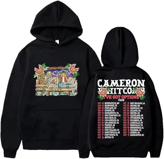 Cameron Whitcomb I've Got Options Tour Merch Hoodies Women Men Fashion Long Sleeve Sweatshirts
Cameron Whitcomb I've Got Options Tour Merch Hoodies Women Men Fashion Long Sleeve Sweatshirts