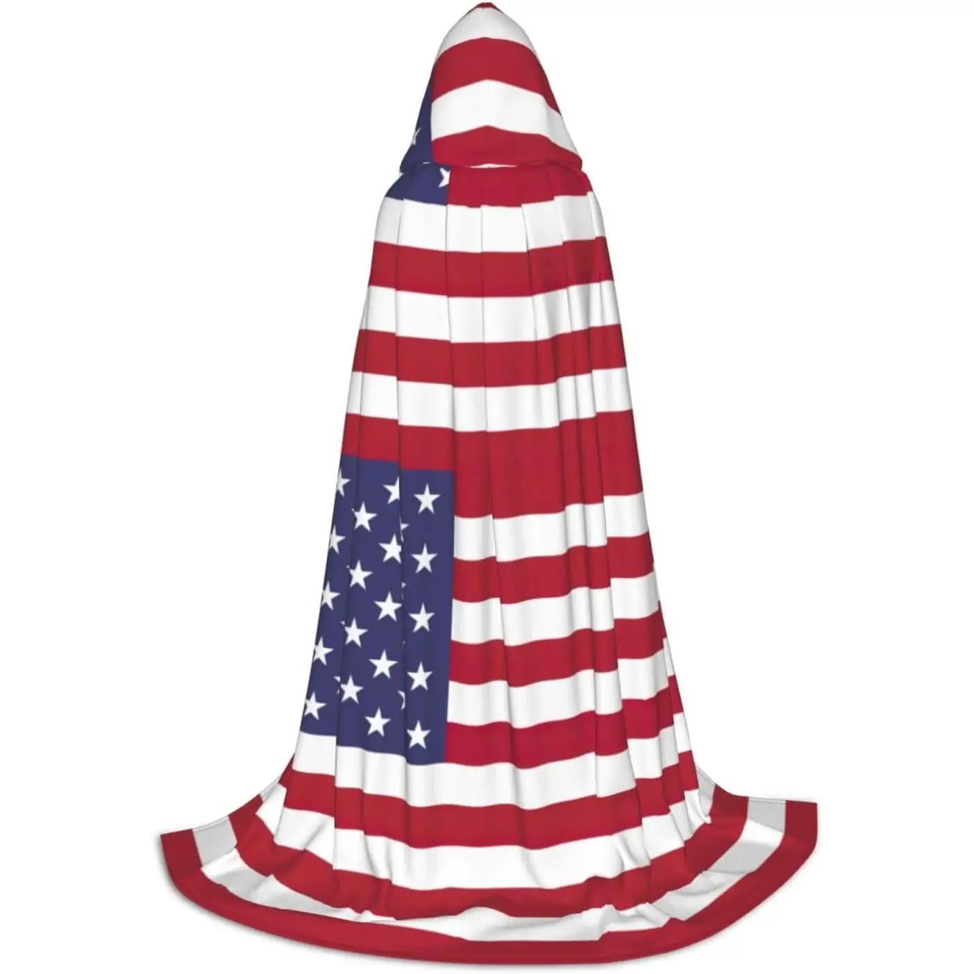 American flag print Hooded Cloak Long Hooded Cloak Halloween Cloak Costumes Hooded Cape Masquerade Dress Up
American flag print Hooded Cloak Long Hooded Cloak Halloween Cloak Costumes Hooded Cape Masquerade Dress Up