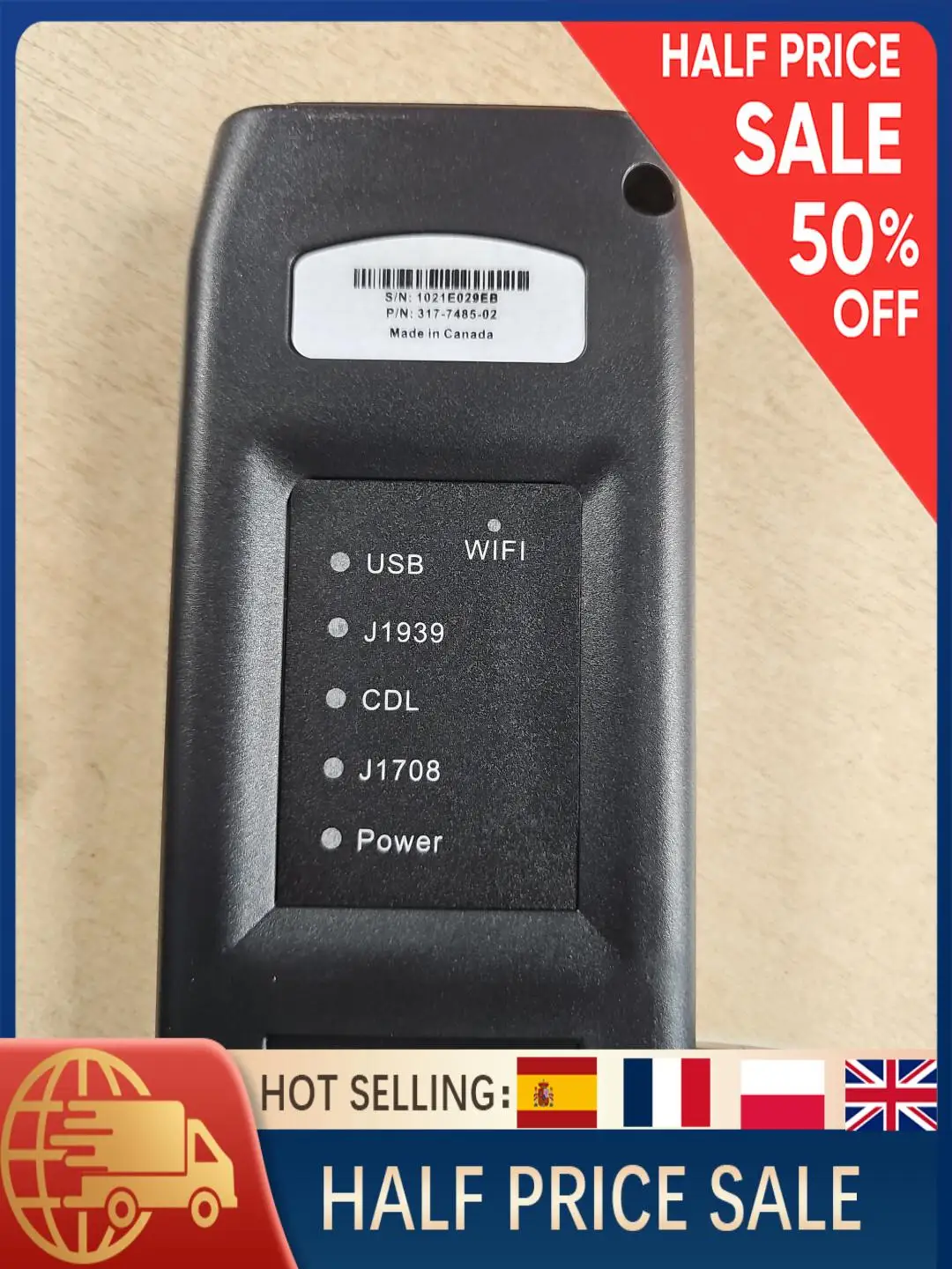 Коммуникационный адаптер 317-7485 Интерфейс диагностического инструмента для грузового экскаватора Caterpillar Cat ET3 для тяжелого оборудования 
Коммуникационный адаптер 317-7485 Интерфейс диагностического инструмента для грузового экскаватора Caterpillar Cat ET3 для тяжелого оборудования