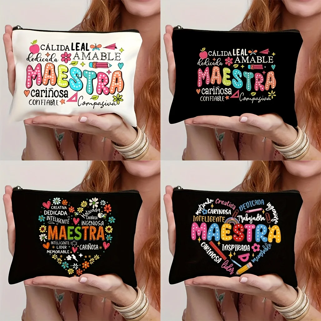 1pc Teacher Makeup Bag Gift, Storage Bag with "Teaching is a job in the heart" Inspirational Design, Toiletries Organizer
1pc Teacher Makeup Bag Gift, Storage Bag with "Teaching is a job in the heart" Inspirational Design, Toiletries Organizer